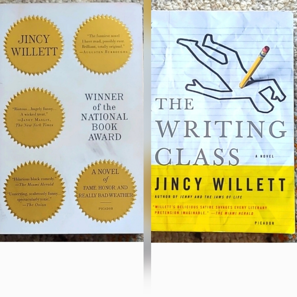 2 Jincey Willett Books: The Writing Class & Winner of the National Book Award